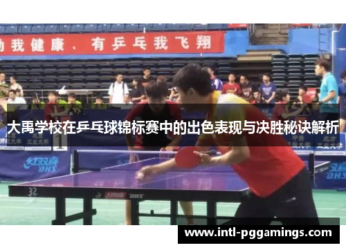 大禹学校在乒乓球锦标赛中的出色表现与决胜秘诀解析